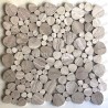 Mosaique galets en pierre marbre pour sol douche ou mur salle de bain NEFERTI