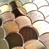 Carrelage mosaique cuivre pour mur de cuisine salle de bain HOOPA
