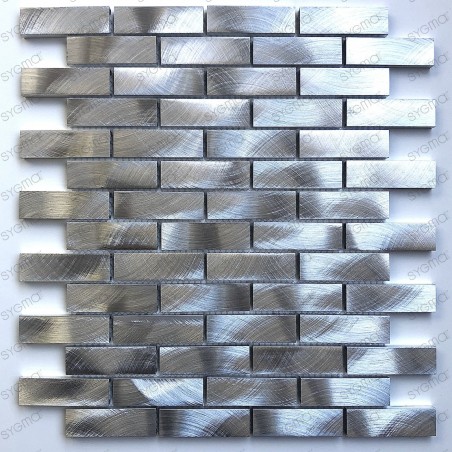 Carrelage et mosaique en aluminium pour mur de cuisine ou de salle de bains ATOM