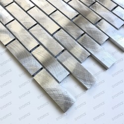 Carrelage et mosaique en aluminium pour mur de cuisine ou de salle de bains ATOM